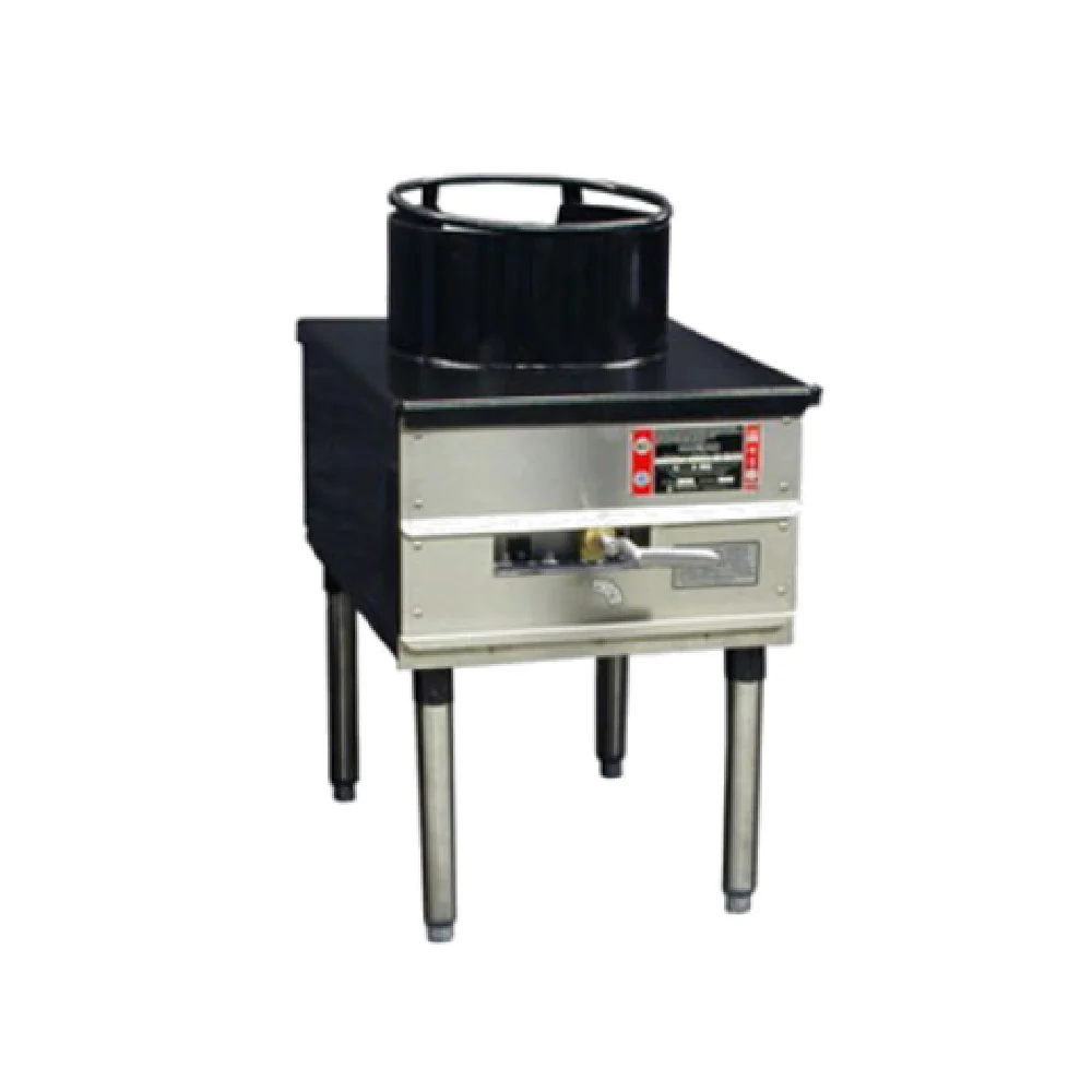 Town SR-24-M-SS-N 18 Inch Stainless Steel Wok Range Gas 23 Burner 90000 BTU