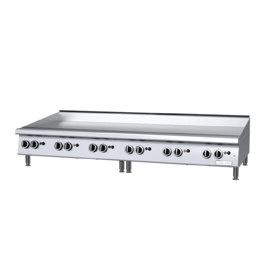 Garland GTGG72-GT72M_LP 70 Inch Griddle Gas Stainless Steel 168000 BTU with Grease Trough