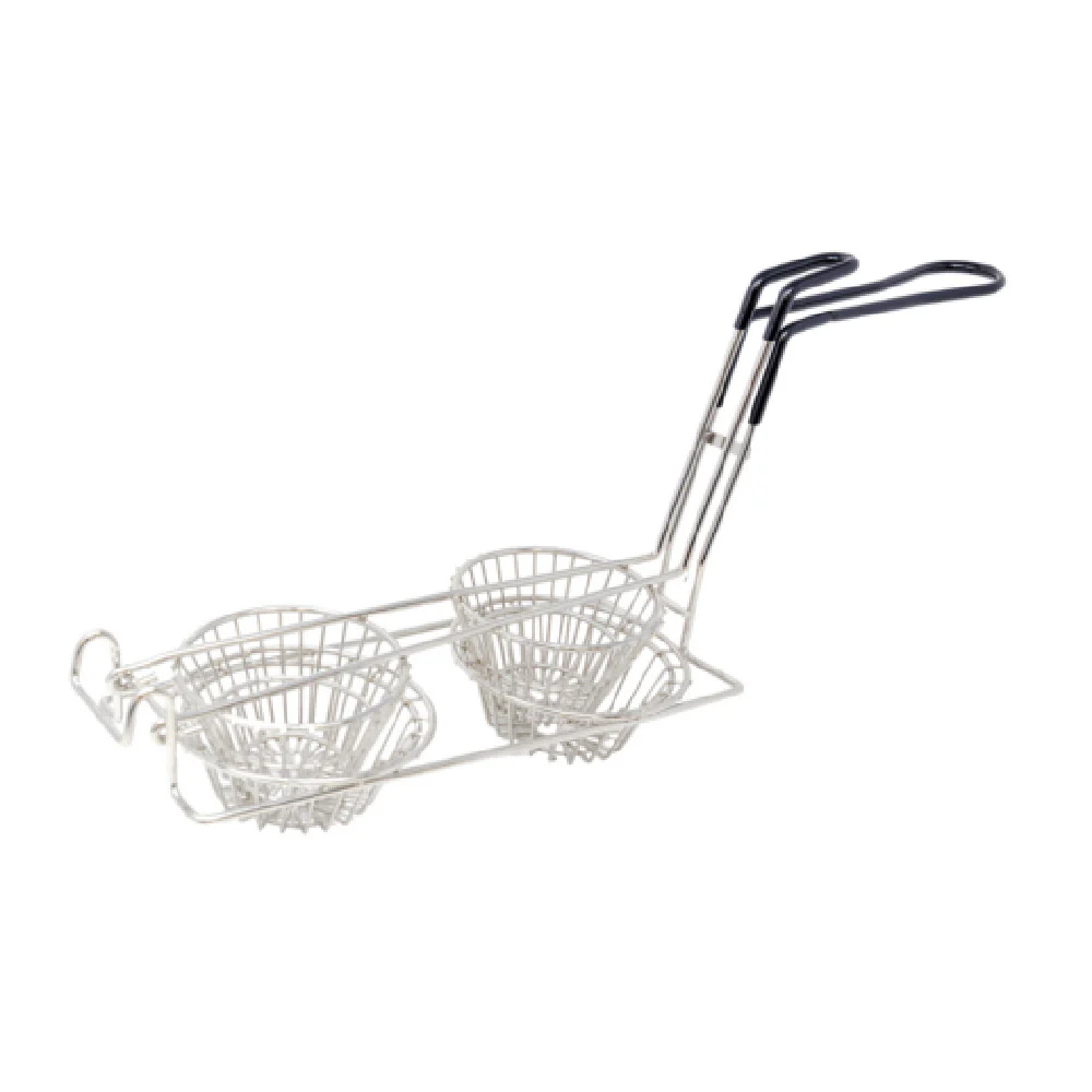 Omcan 47358 6 Inch Double Taco Cup Fry Basket Commercial Tortilla Use Omcan 47358 6 Inch Double Taco Cup Fry Basket Commercial Tortilla Use