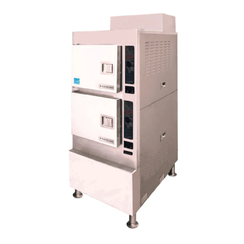Cleveland 24CGA6.2S_LP 24 Inch Gas Convection Steamer with 2 Generators