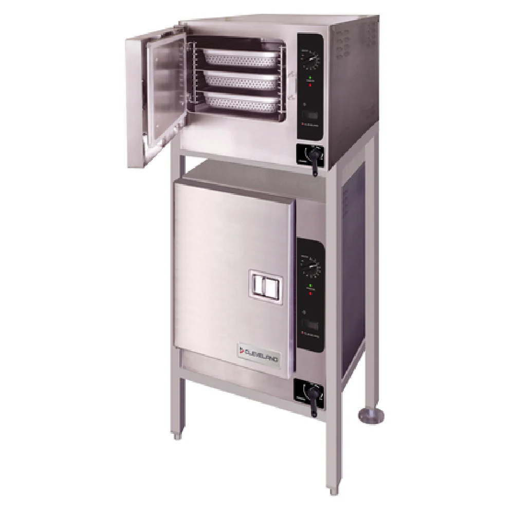 Cleveland (2) 22CET63.1_208/60/3 25 Inch Electric Convection Steamer with KleanShield Cleveland (2) 22CET63.1_208/60/3 25 Inch Electric Convection Steamer with KleanShield