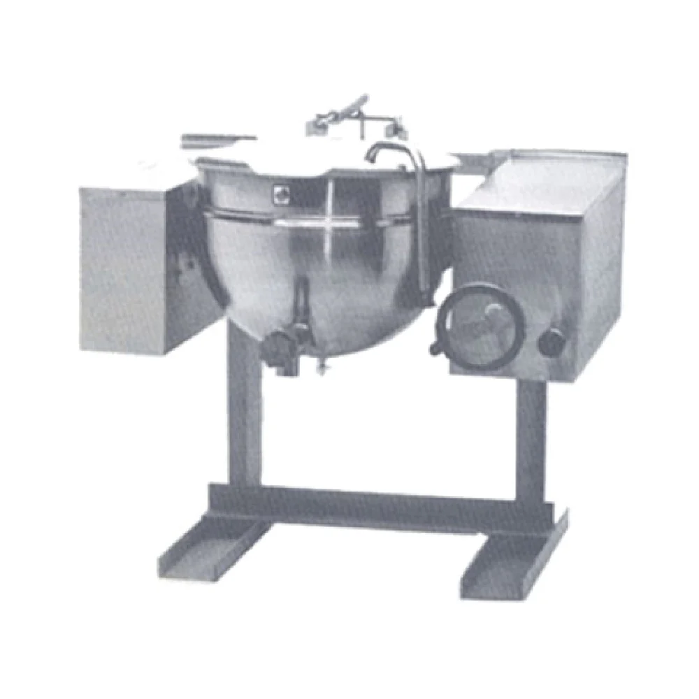 Legion TWWC-20 20 Gallon Direct Steam Tilting Wall-Mount Kettle 304 Stainless Steel with Manual Tilt