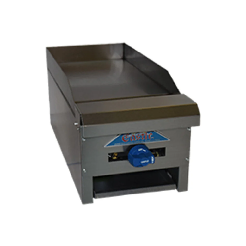 Comstock-Castle EG12 12 Inch Highly Polished Steel Griddle Gas with Manual Control 25000 BTU