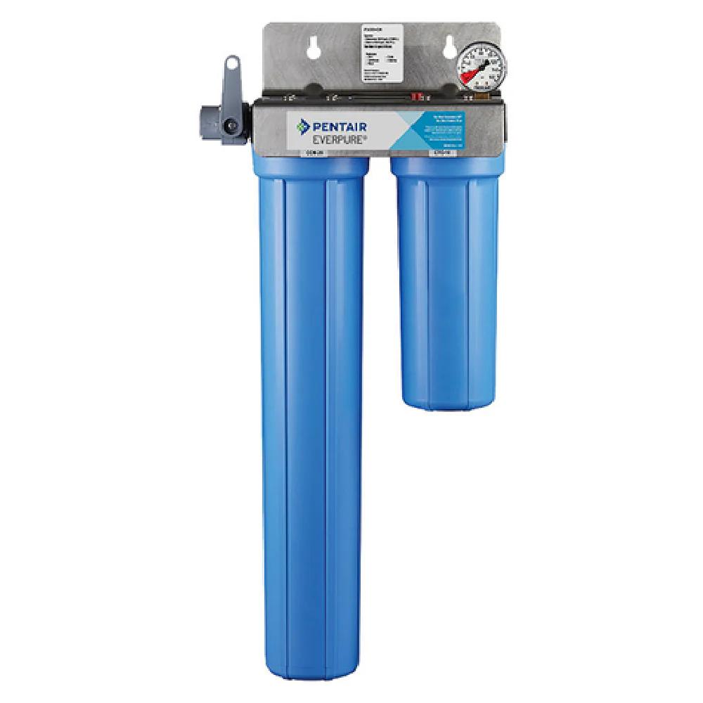 Everpure FXI11+CR 11 Inch Water Filtration System with Dual Cartridges and IsoNet