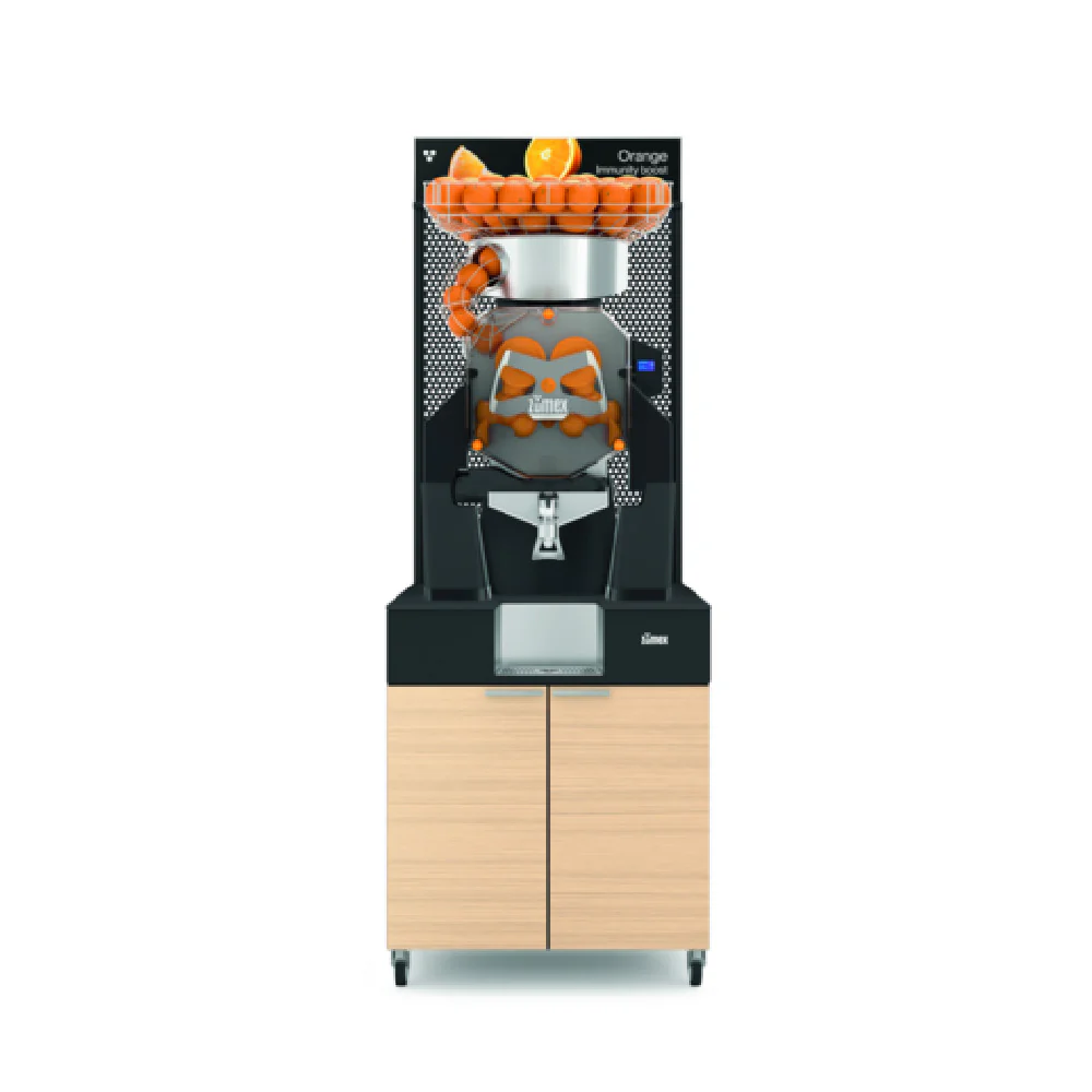 Zumex 11814 SPEED S+PLUS JUICE CORNER WIDE OAK 29 Inch Electric Juicer Floor Model with Pulp Extractor