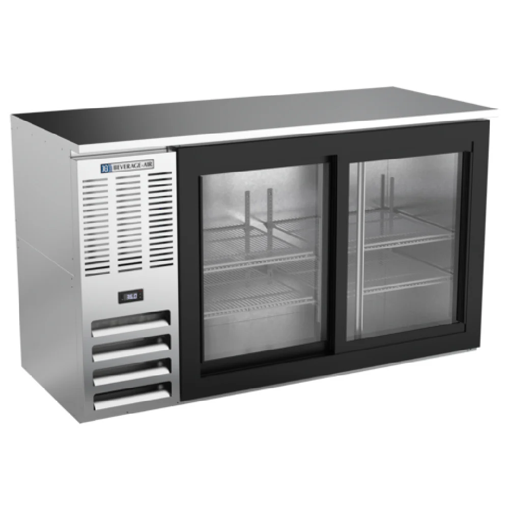 Beverage Air BBN58HC-GS-S Refrigerated Back Bar Storage Cabinet Two-section 58