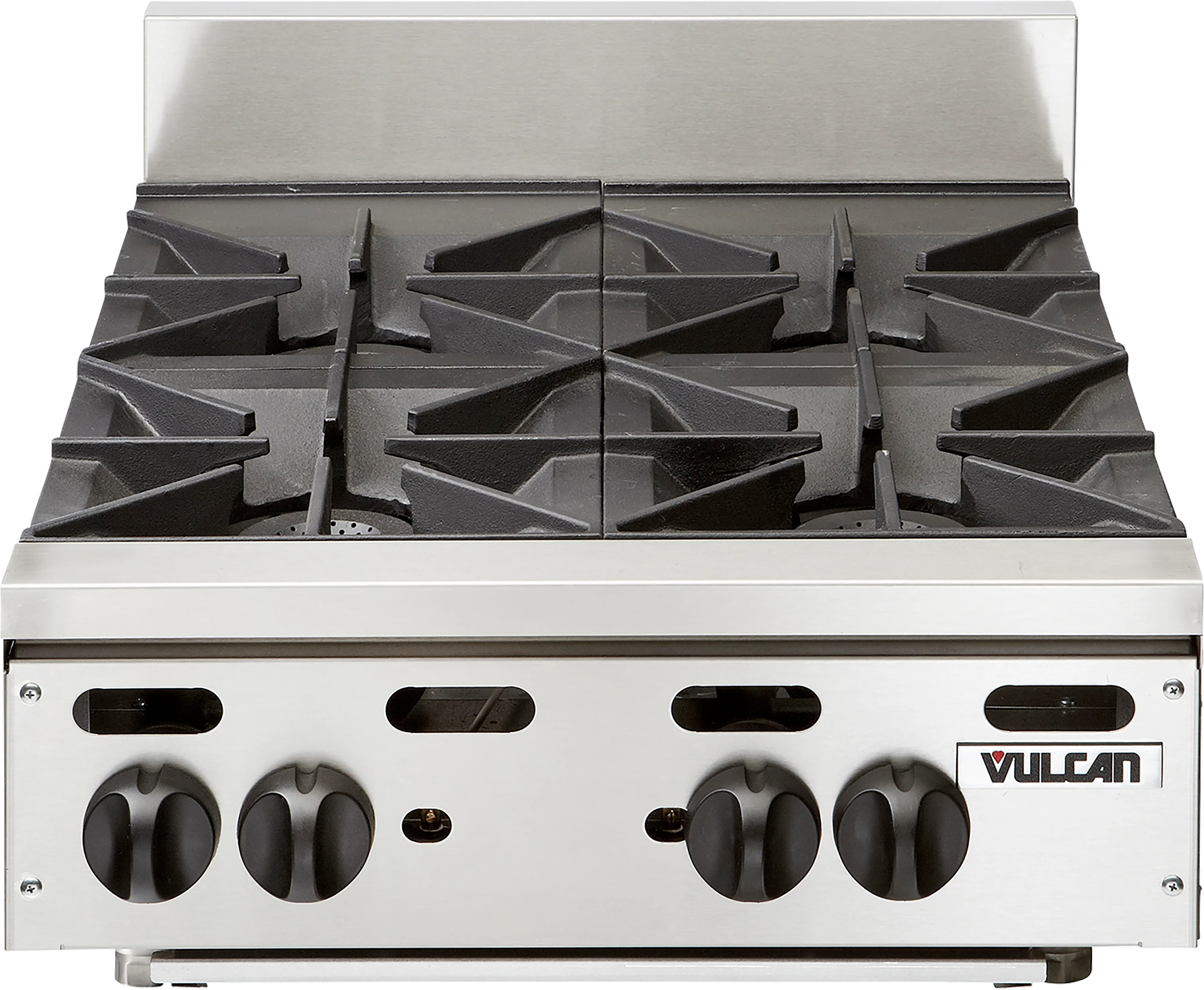 Vulcan VHP424_NAT 24 Inch Gas Hotplate with 4 Burners 30000 BTU Vulcan VHP424_NAT 24 Inch Gas Hotplate with 4 Burners 30000 BTU