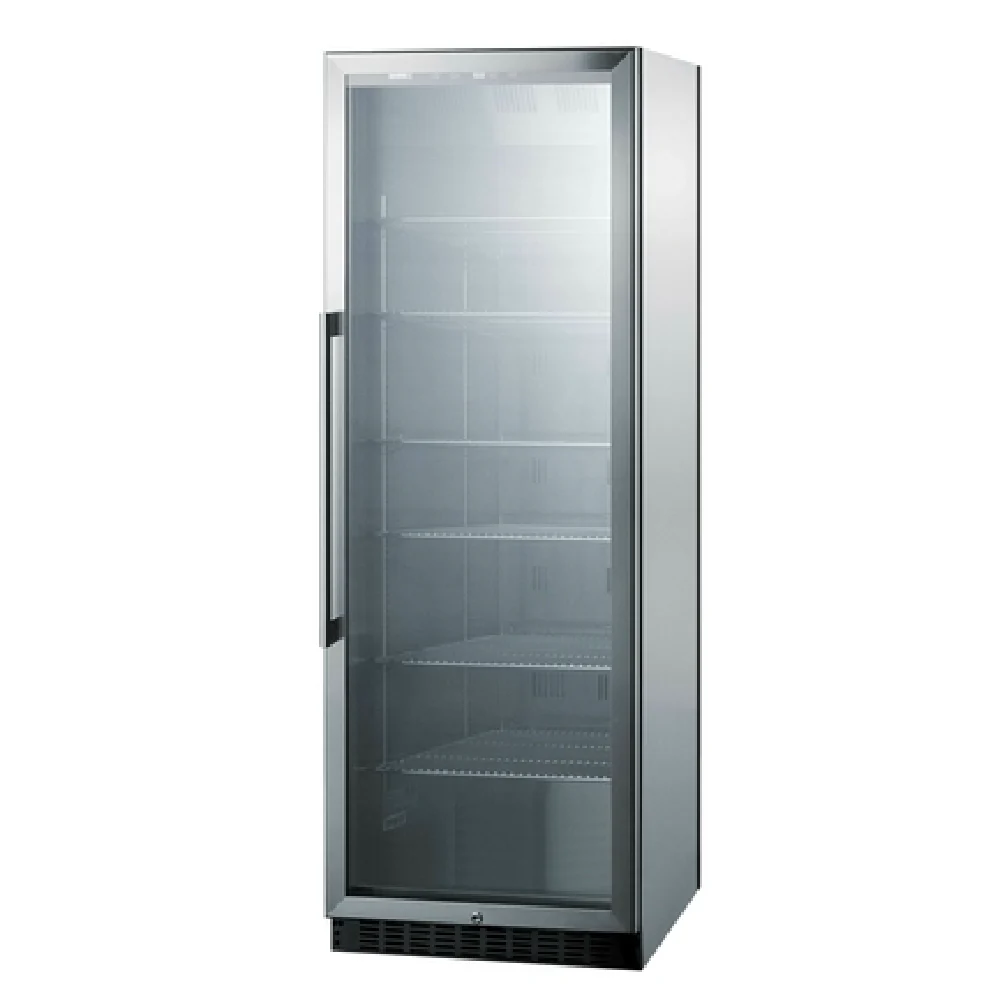 Summit SCR1401 24 Inch 12.6 cu ft Beverage Center Freestanding Black