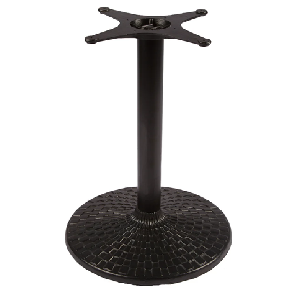 JMC Furniture TABLE BASE CAST IRON HA1 18 Inch Diameter Indoor Use Metal Base