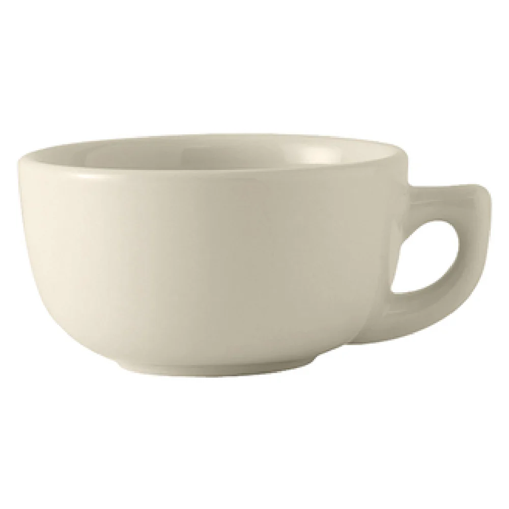 Tuxton BEF-1402 14 Oz Cappuccino Cup Microwave and Dishwasher Safe Ceramic