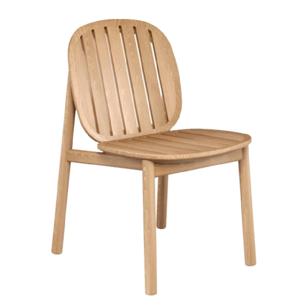 emuamericas, llc E6051 21 Inch Stacking Chair Outdoor FSC Teak Slats emuamericas, llc E6051 21 Inch Stacking Chair Outdoor FSC Teak Slats