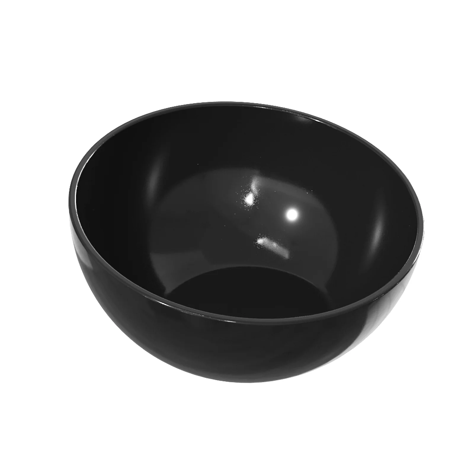 Tablecraft CW4092BK 5 Quart Cold Holding Bowl Round Aluminum Black Finish