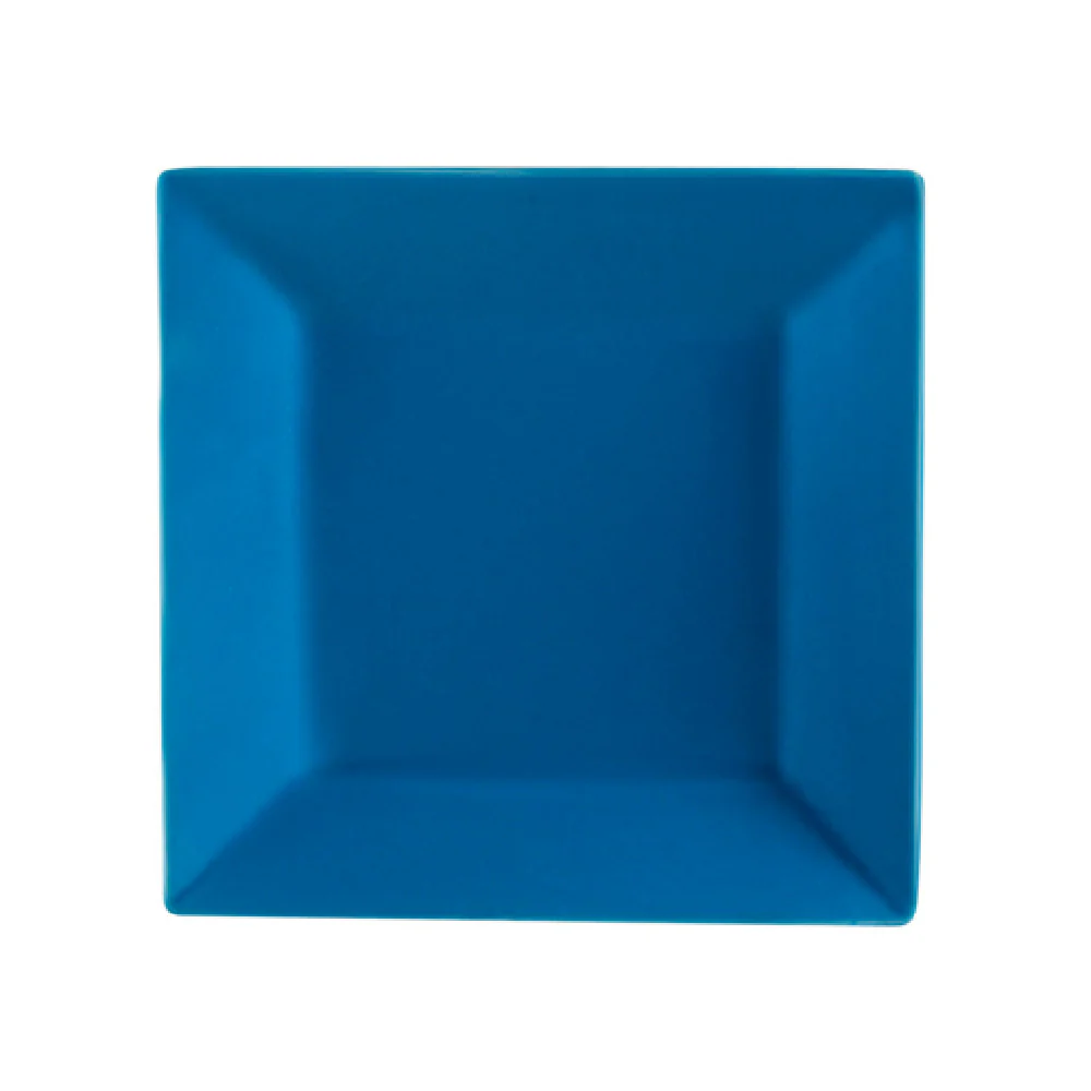 CAC China KC-6-PCK 6 Inch Square Plate Ceramic Color Arts 3 Dozen Packs