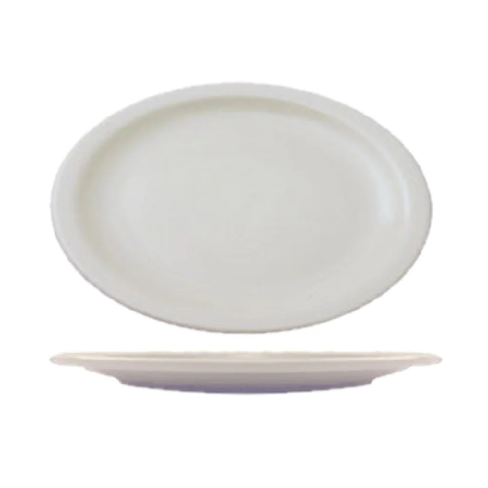 International Tableware BR-51 15-1/2 Inch Oval Platter Narrow Rim Porcelain Lead Free International Tableware BR-51 15-1/2 Inch Oval Platter Narrow Rim Porcelain Lead Free