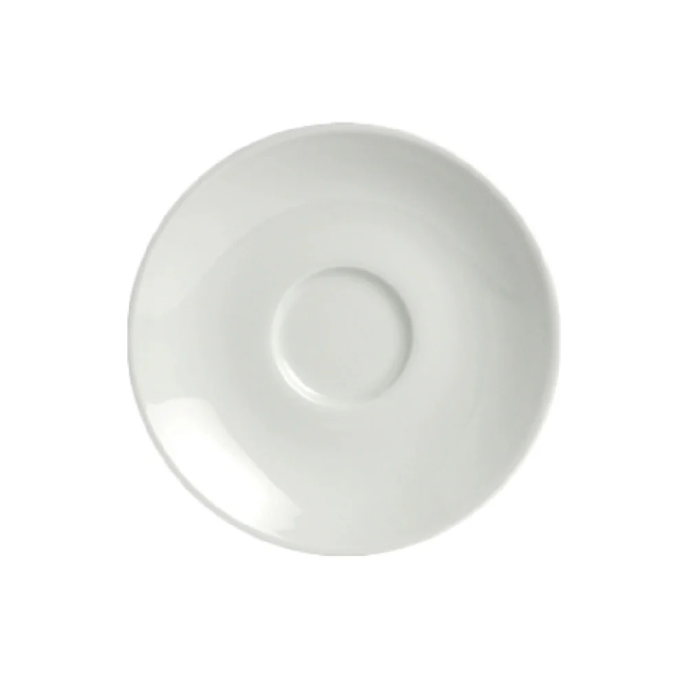 Steelite 6900E532 4-3/4 Inch Saucer Porcelain Round Classic Cafe with White Finish Steelite 6900E532 4-3/4 Inch Saucer Porcelain Round Classic Cafe with White Finish