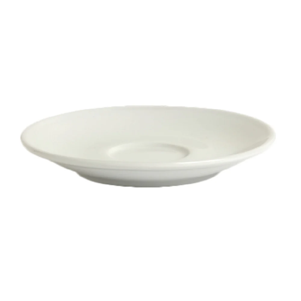Steelite 6900E532 4-3/4 Inch Saucer Porcelain Round Classic Cafe with White Finish Steelite 6900E532 4-3/4 Inch Saucer Porcelain Round Classic Cafe with White Finish