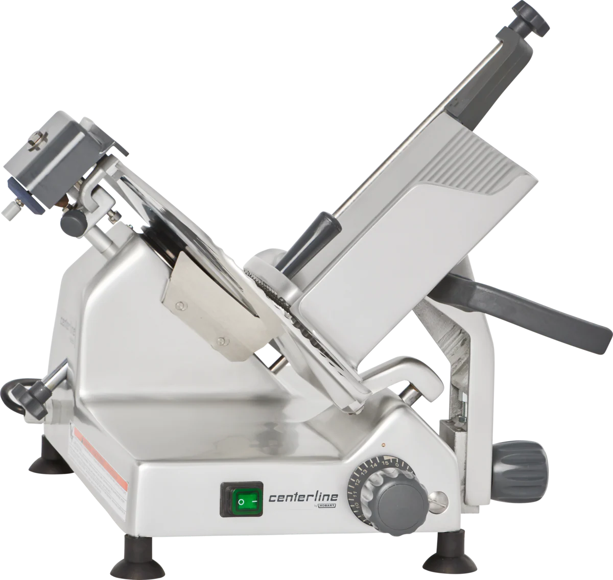 Hobart EDGE12-11 12 Inch Carbon Steel Knife Manual Food Slicer Stainless Steel and Aluminum
