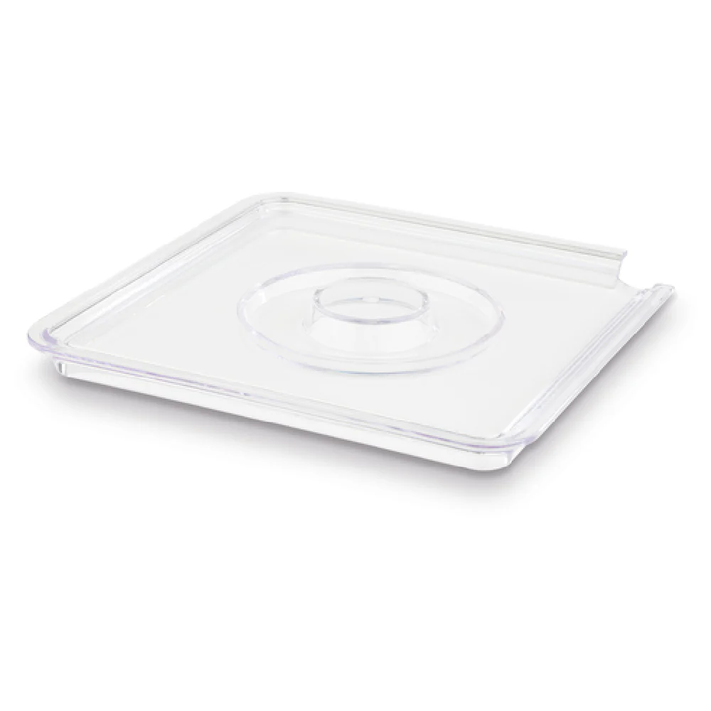Libbey APS 15345 7-7/8 Inch Clear Flat Cover with Spoon Notch Libbey APS 15345 7-7/8 Inch Clear Flat Cover with Spoon Notch