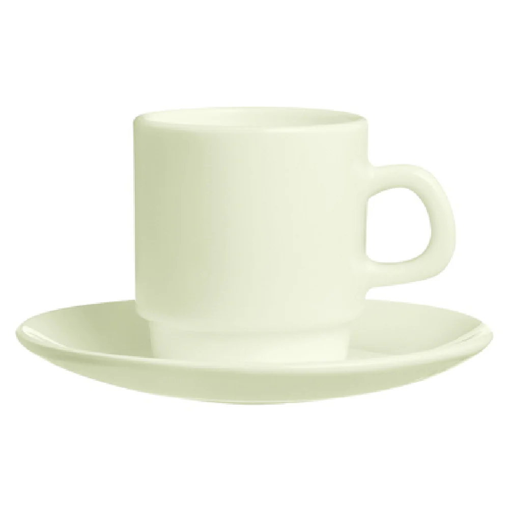 Arc Cardinal J6992 3 Oz A.D. Cup Stackable Intensity White China 4 Dozen Packs