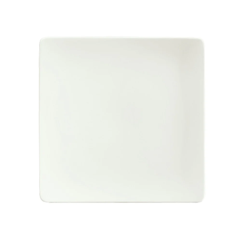 Libbey 9131527 10-5/8 Inch Square Coupe Plate Porcelain White Libbey 9131527 10-5/8 Inch Square Coupe Plate Porcelain White