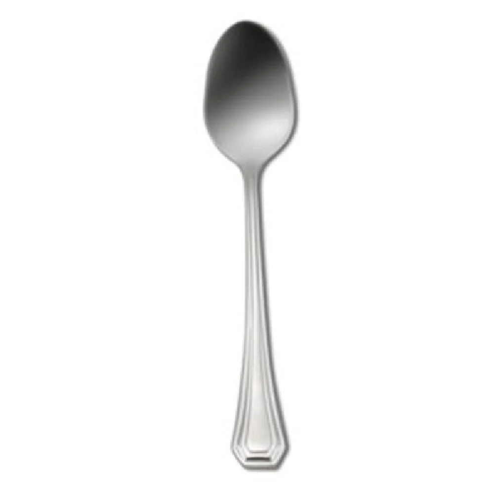 1880 Hospitality T246SADF 4-5/8 Inch Coffee Spoon Incised Lines 18/10 Stainless Steel