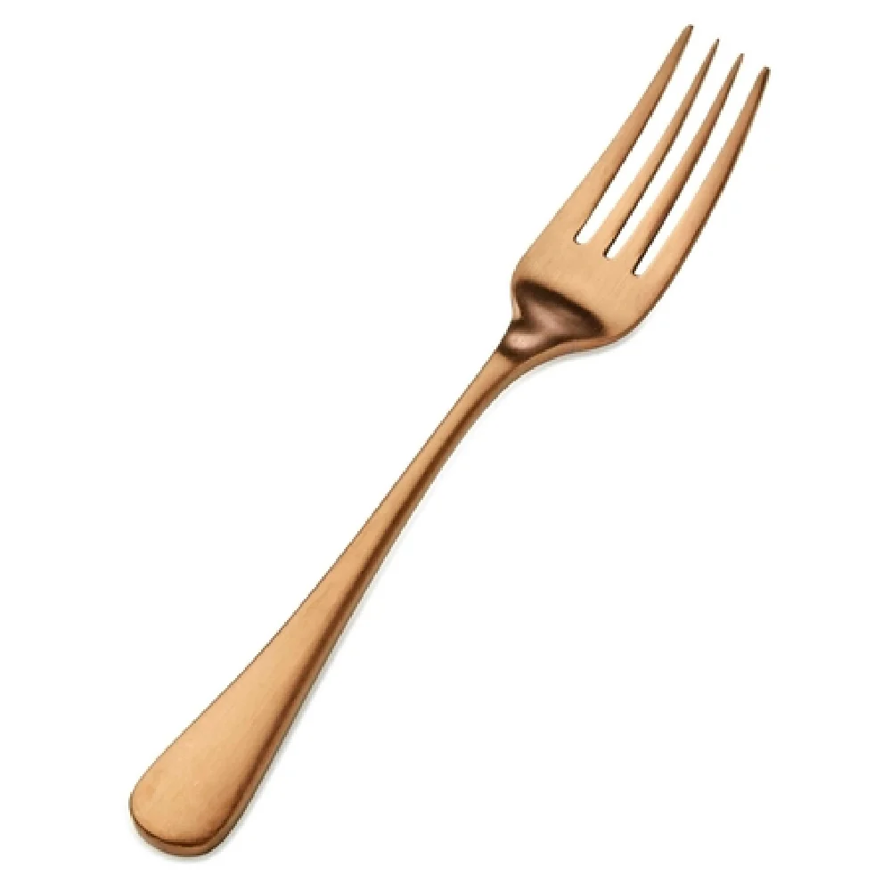 Bon Chef S4107RGM 7 Inch Como Salad Fork Rose Gold Matte 18/10 Stainless Steel