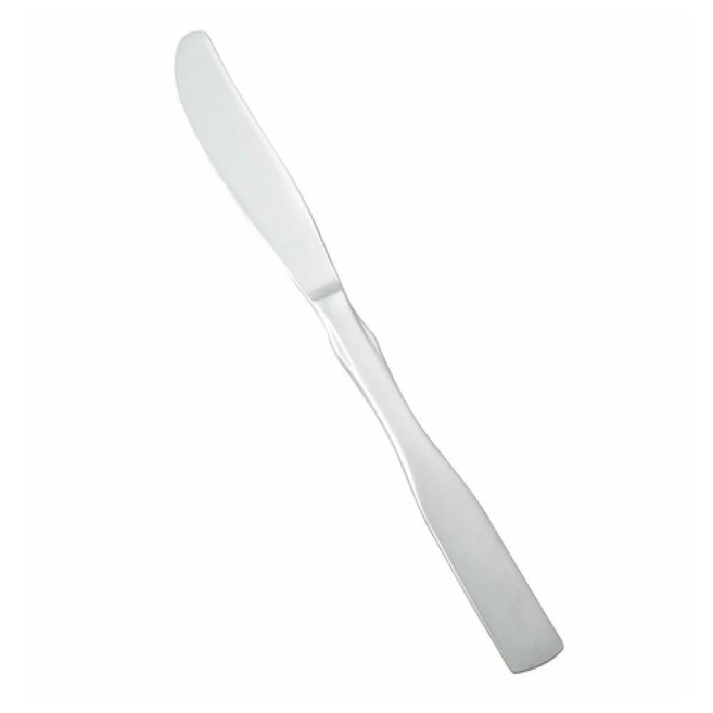 Winco 0025-08 8-3/4 Inch Dinner Knife Heavy Weight Satin Finish Stainless Steel