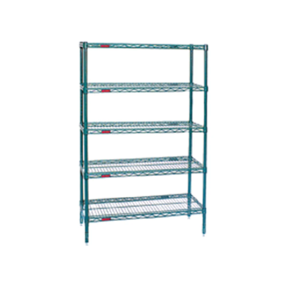 Eagle S5-86-2442E 42 Inch 5 Tier Wire Shelving Unit Antimicrobial Epoxy Finish Eagle S5-86-2442E 42 Inch 5 Tier Wire Shelving Unit Antimicrobial Epoxy Finish