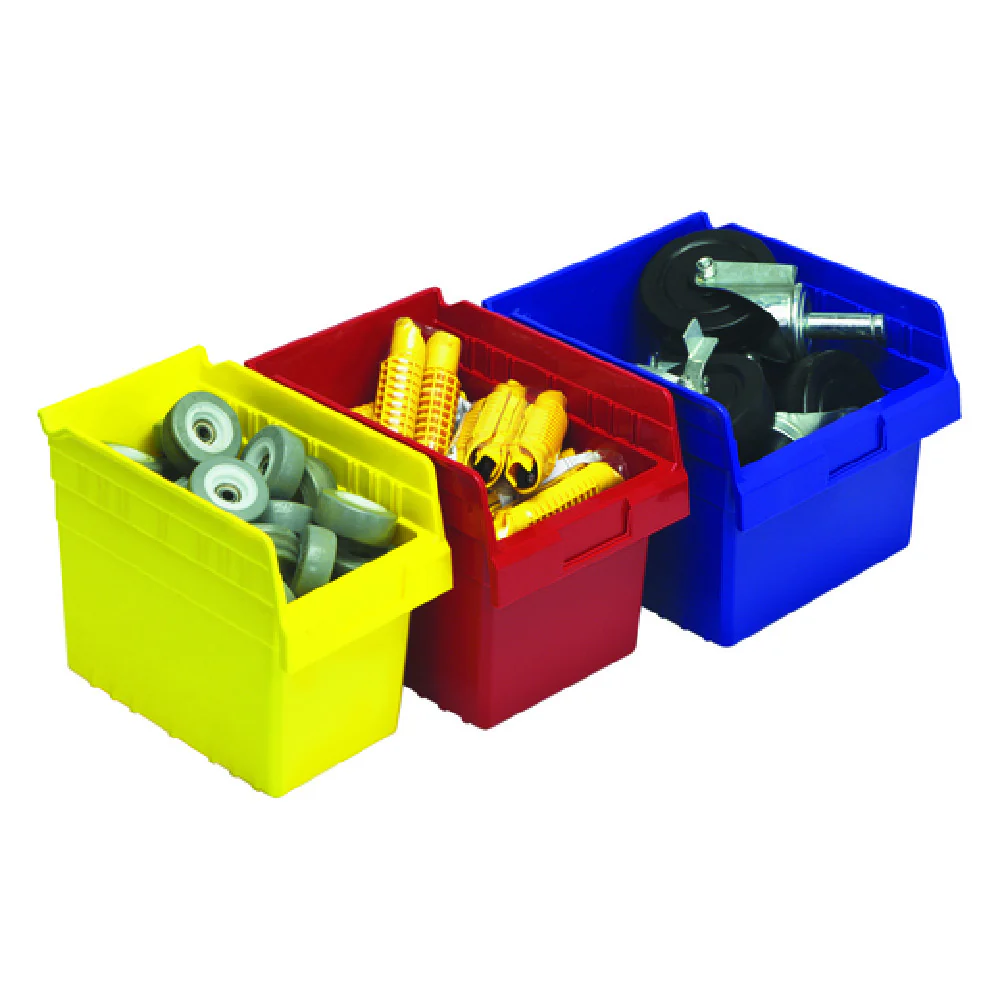 Quantum QSB802CS_RED Economy Shelf Bin Nesting 6-5/8