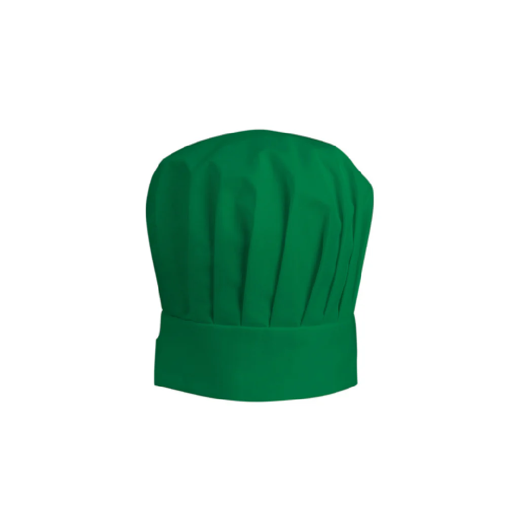 CAC China APHT-2LG Chef's Hat Floppy Toque 13 Inch Green