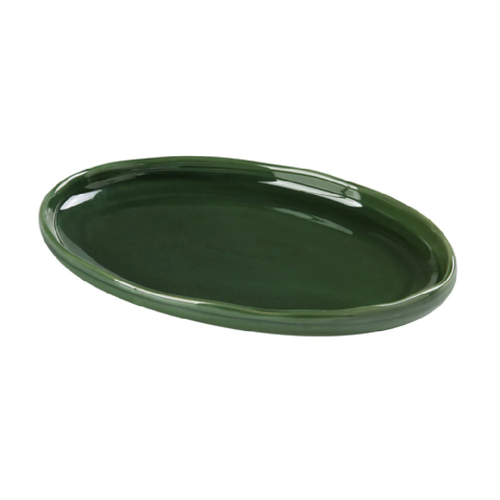 Yanco GG-210 10 Inch Green Gem Plate Oval Coupe Porcelain Durable 24 Packs Yanco GG-210 10 Inch Green Gem Plate Oval Coupe Porcelain Durable 24 Packs
