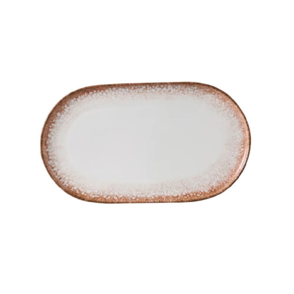 Yanco PR-214 13 5/8 Inch Oval Coupe Plate Dishwashing and Microwave Safe Chinaware Pack of 12