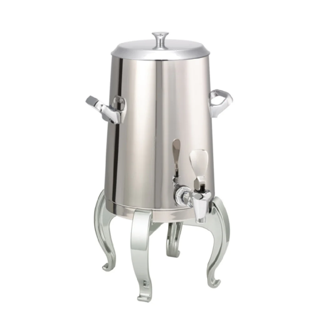 Service Ideas URN15VPSRGFL 12 Inch Polished Stainless FlameFree Thermo-Urn with Traditional Spigot