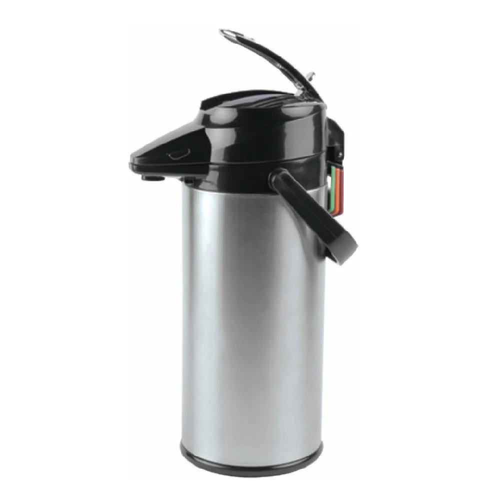 Grindmaster 7000-20002 3.0 L Lever Airpot Stainless Steel Black Top Case of 6 Grindmaster 7000-20002 3.0 L Lever Airpot Stainless Steel Black Top Case of 6