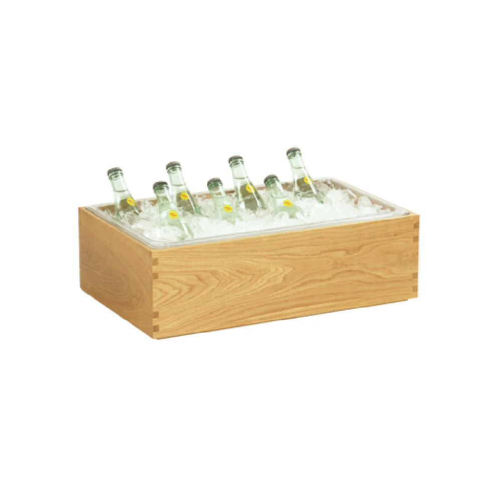 Cal Mil 23184-12-21 21 Inch Sydney Ice Housing with Oak Finish