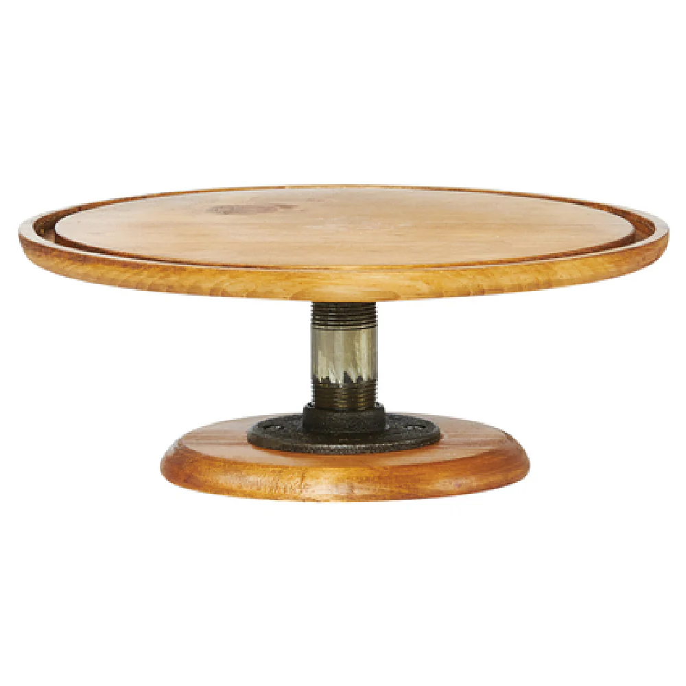 Cal Mil 4310-5-99 12-3/4 Inch Diameter Rustic Pine Cake Stand with Cover Cal Mil 4310-5-99 12-3/4 Inch Diameter Rustic Pine Cake Stand with Cover