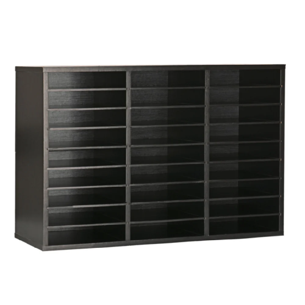 Alpine Industries ADIOF201-01-BLK 31 Inch Literature File Organizer Cardboard Black