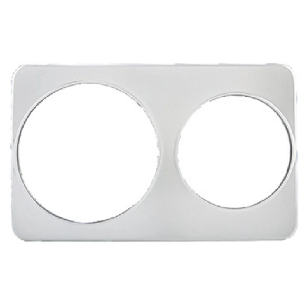 Winco ADP-810 21 Inch Adapter Plate with (1) 8-3/8 and (1) 10-3/8 Inch Holes Stainless Steel Winco ADP-810 21 Inch Adapter Plate with (1) 8-3/8 and (1) 10-3/8 Inch Holes Stainless Steel