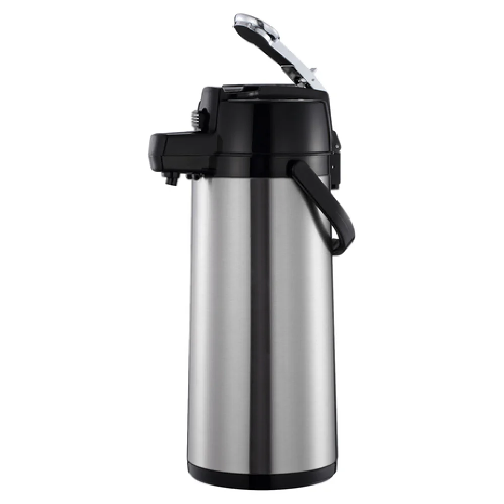 Thunder Group ASLS330 3.0 Liter Stainless Steel Airpot Lever Top with Indicator Tags