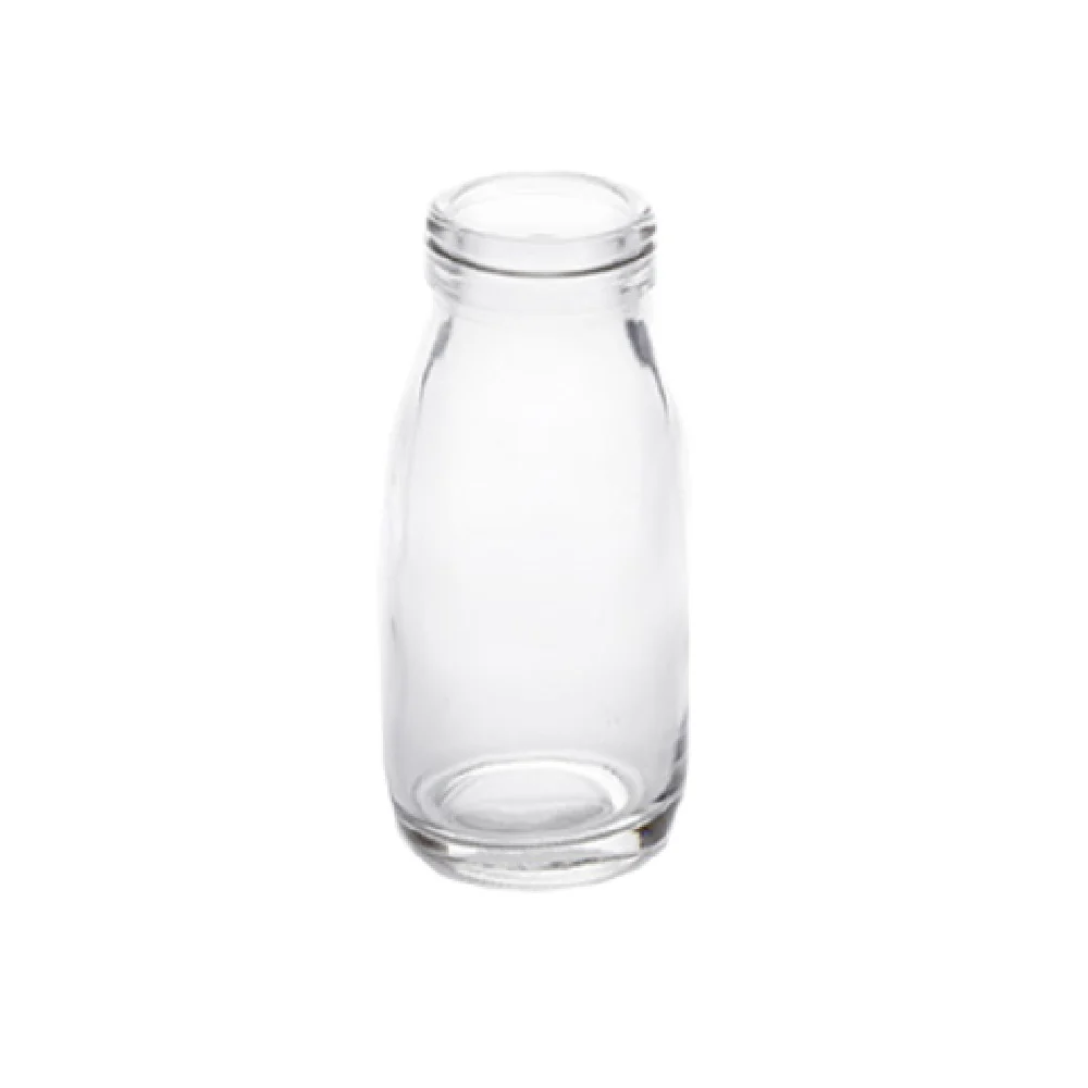 American Metalcraft GMB6 6 Oz Clear Glass Milk Bottle With 2 Inch Bottom Diameter American Metalcraft GMB6 6 Oz Clear Glass Milk Bottle With 2 Inch Bottom Diameter