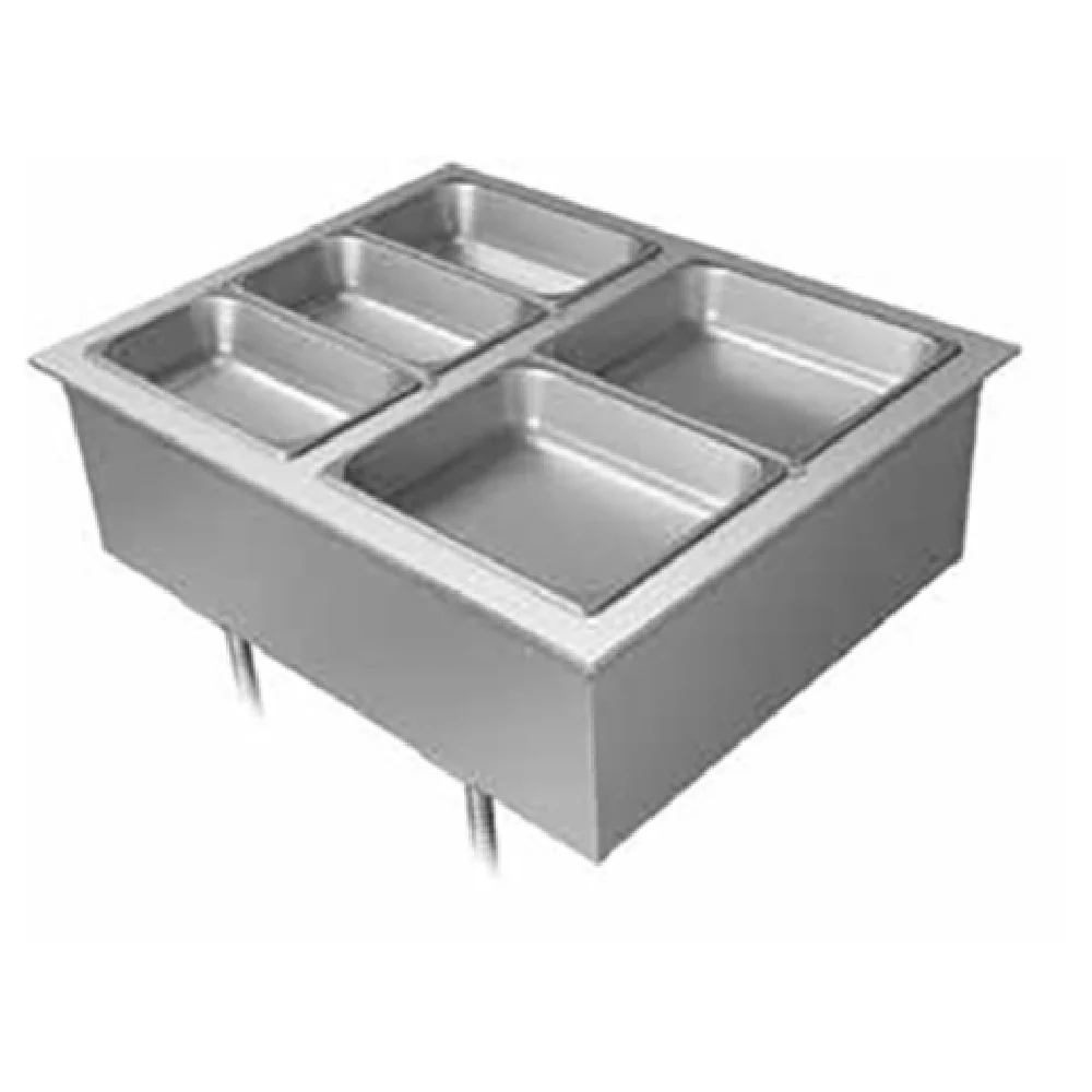 Hatco DHWBI-1 15 Inch Insulated Electric Drop-In Hot Food Well Unit with Drain Hatco DHWBI-1 15 Inch Insulated Electric Drop-In Hot Food Well Unit with Drain