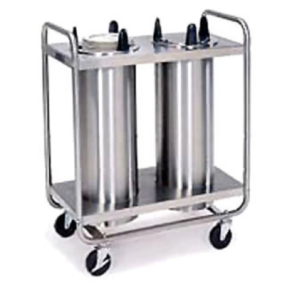 Lakeside 7400 31 Inch Mobile Dish Dispenser Non-heated Stainless Steel with 4 Tubes Lakeside 7400 31 Inch Mobile Dish Dispenser Non-heated Stainless Steel with 4 Tubes