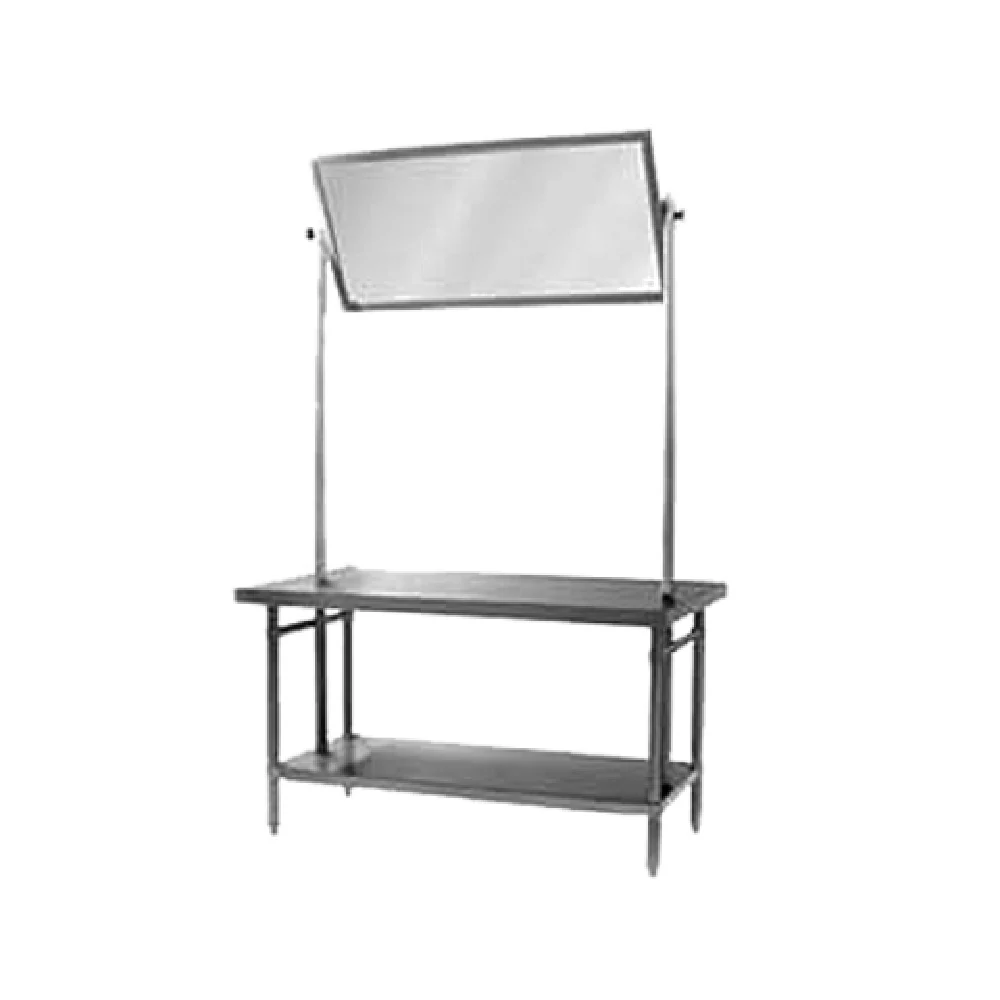 Eagle DT3672SE-X 72 Inch Spec-Master Demo Table Stainless Steel Top with Undershelf