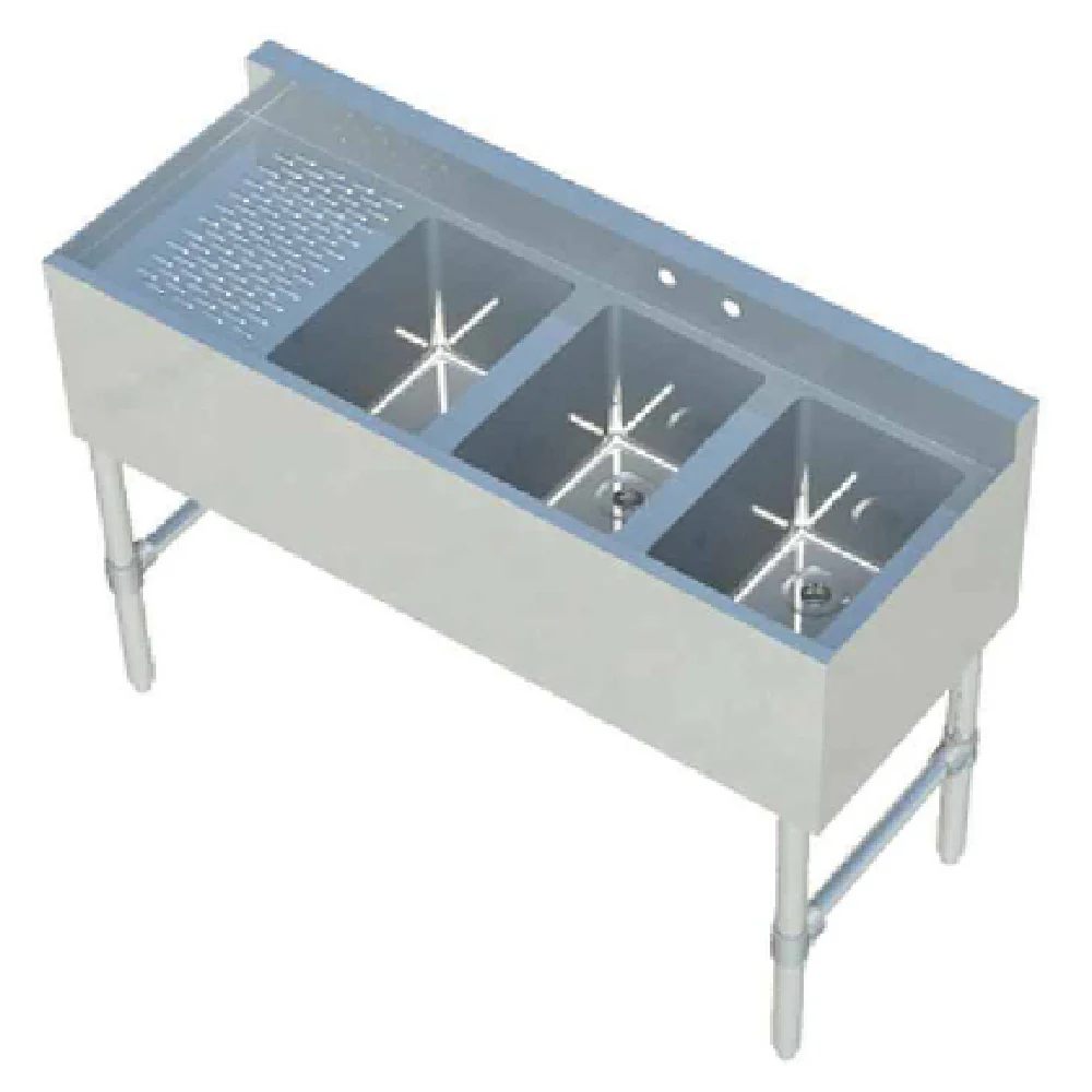 Sapphire Manufacturing SMBS-3L Underbar Sink Three Compartment 10