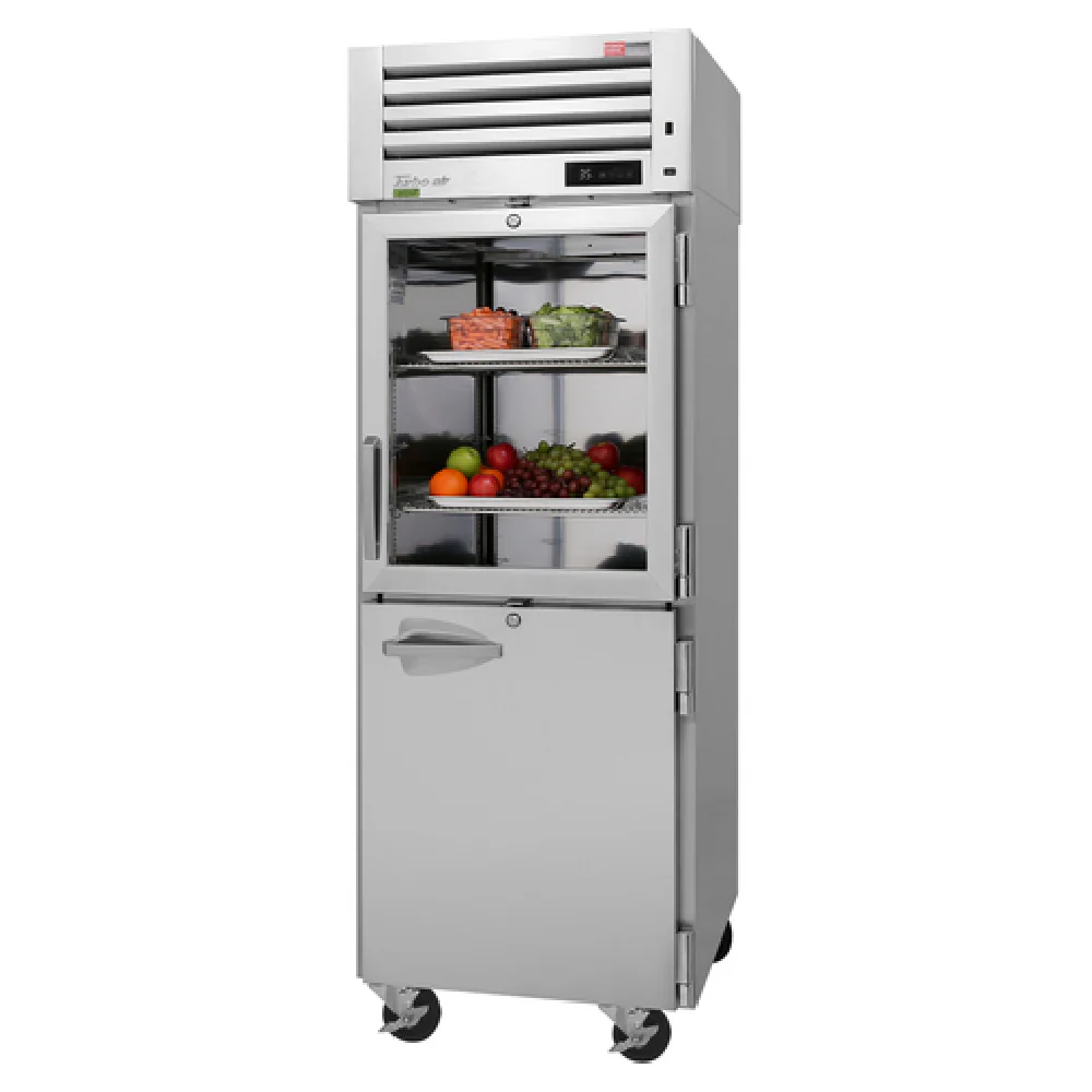 Turbo Air PRO-26R-GSH-N(-L) 28-3/4 Inch Stainless Steel Refrigerator 25.15 cu ft Reach-in