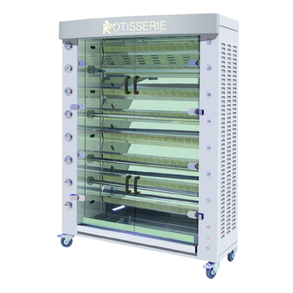 Rotisol FB1400-8G-SS_LP 54-1/8 Inch Gas Rotisserie Oven Floor Model