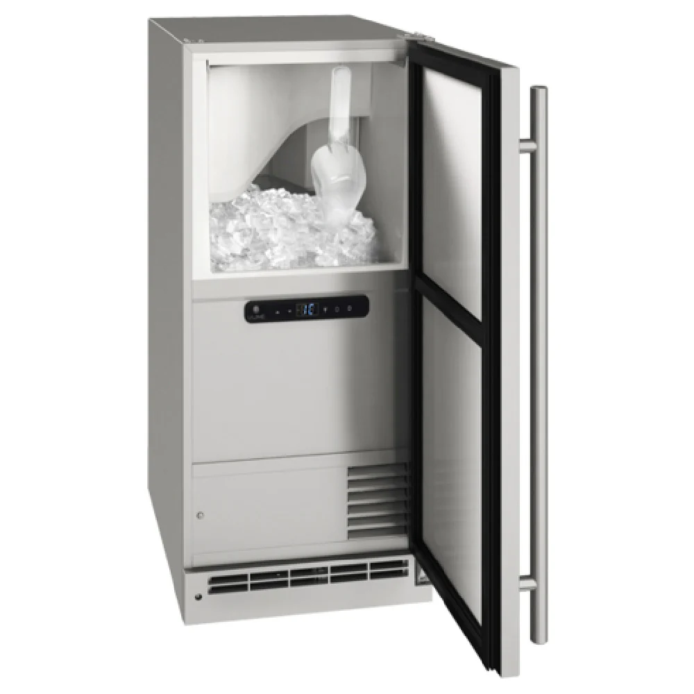 U-Line Corporation UOCL115-SS01B Outdoor Collection Clear Ice Maker Bin 25 Lb/Day