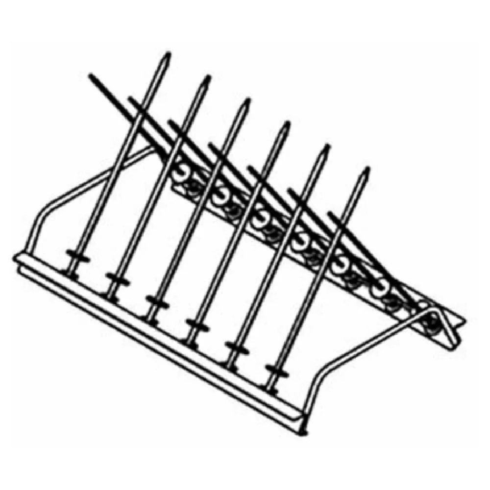 Convotherm 3317563 6.10 Inch Spit Rack with 13 Skewers Stainless Steel