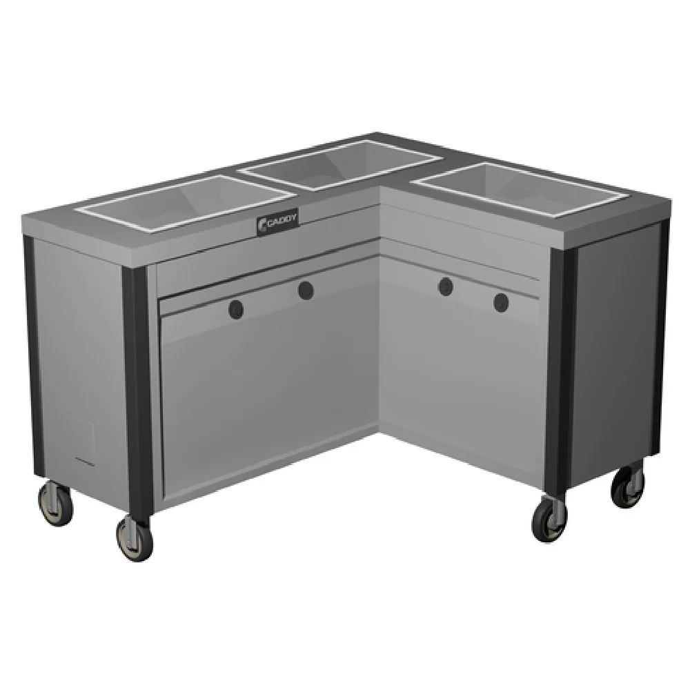 Caddy TF-633-R 49 to 54 Inch Electric Hot Food Caddy Stainless Steel with Enclosed Heated Base
