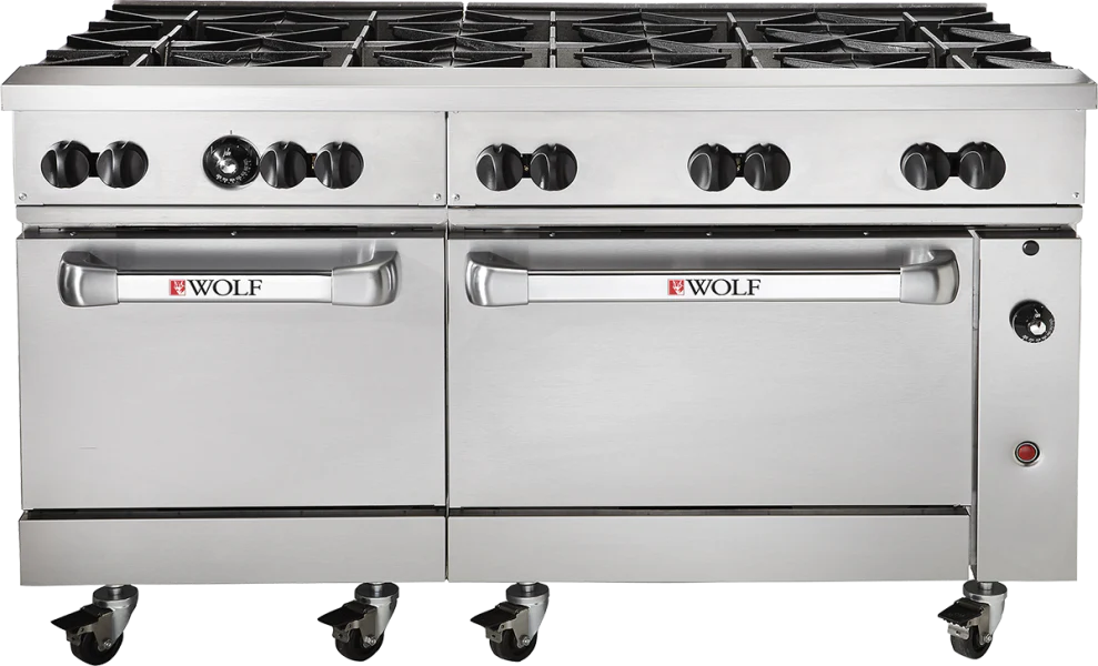 Wolf C60SS-6B24GB_LP 60 Inch Gas Range with 6 Burners 268000 BTU and Griddle Wolf C60SS-6B24GB_LP 60 Inch Gas Range with 6 Burners 268000 BTU and Griddle